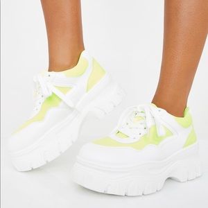 NWT Dolls Kills Bamboo Chunky Platform Sneakers